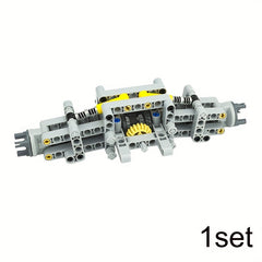 High Tech Gear Wheels Building Blocks Set
