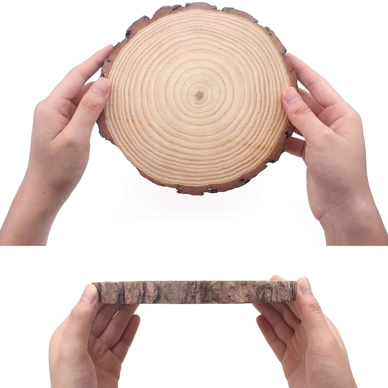 Big Wood Slices for Weddings Table Centerpieces DIY Projects