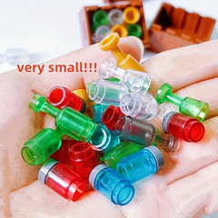 Mini Building Blocks Accessory Set - Bottles & Jars for DIY Scenes