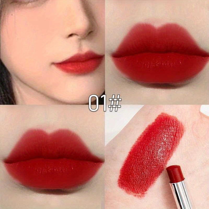 Matte Nude Red Lipstick Pen Velvet Lip Liner Pencil