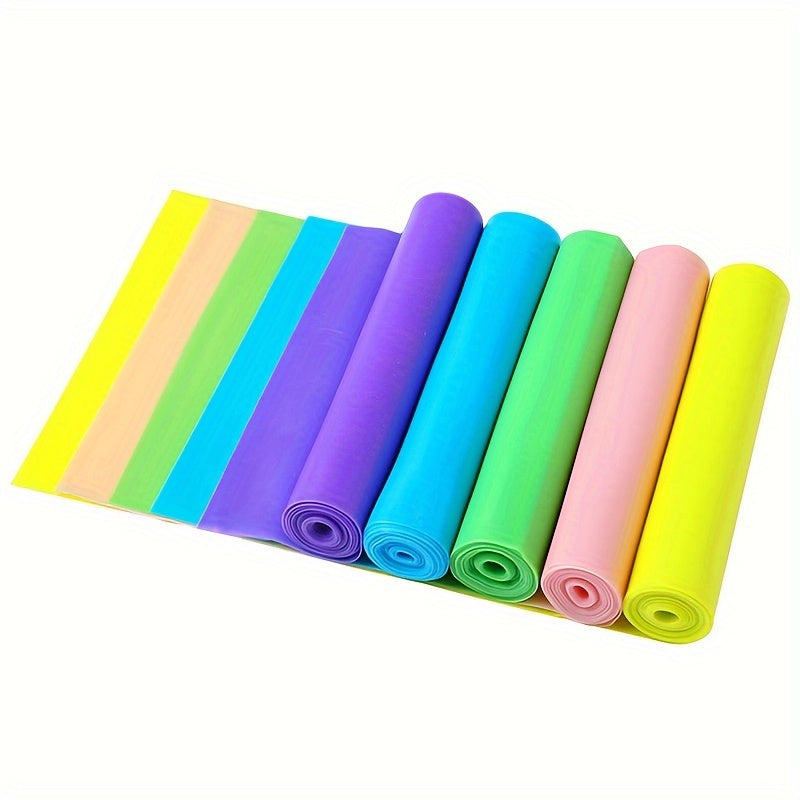 Solid Yoga Resistance Band for Fitness Stretching Rope