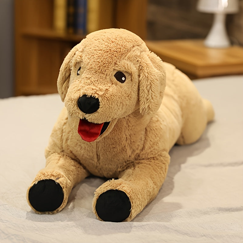 Giant Labrador Plush Toy Soft Stuffed Animal Dog Large Size Throw Pillow