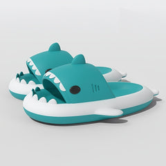 QYA Shark Slippers Block Cloud Slides Anime Lightweight Non Slip Shoes