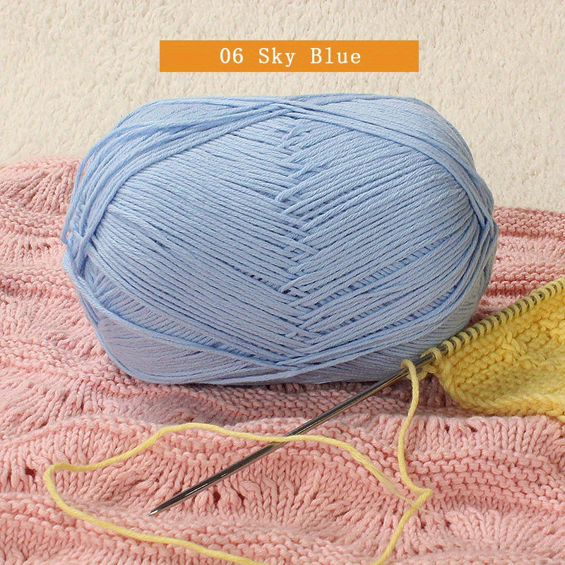 200g Cotton Yarn for DIY Knitting & Crocheting Sweater Scarf Clothes