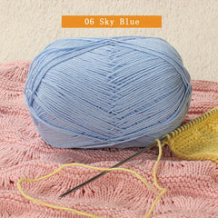 200g Cotton Yarn for DIY Knitting & Crocheting Sweater Scarf Clothes