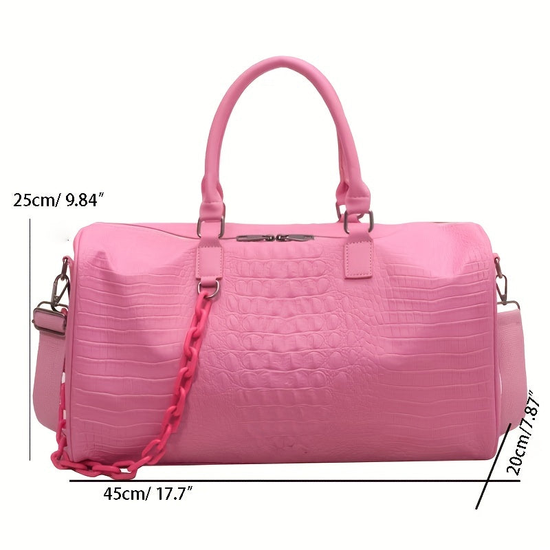 Portable Lightweight Duffel Bag Waterproof Leather Sports & Fitness Bag