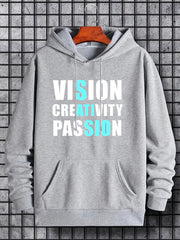 Men's Casual PASSION Hooded Sweatshirt Long Sleeve Streetwear Hoodi