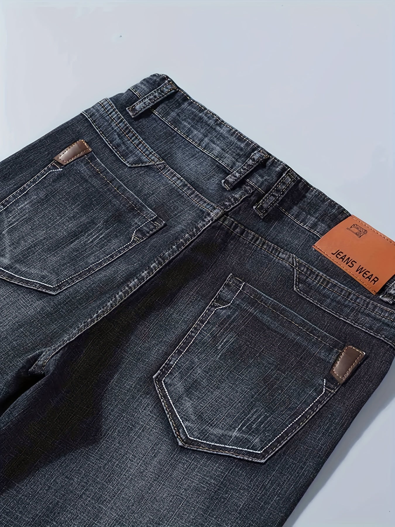 Men's Distressed Medium Stretch Denim Pants