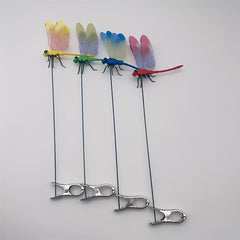 4pcs Red Yellow Green Dragonflies Clips Outdoor Sports