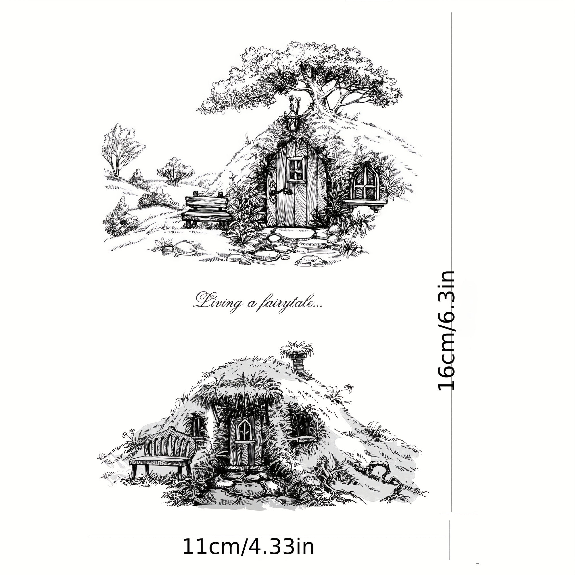 Fairytale Life Clear Stamps for Card Making and Scrapbooking