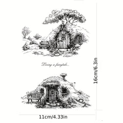 Fairytale Life Clear Stamps for Card Making and Scrapbooking