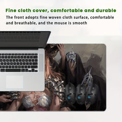 Large Princess Beauty Mouse Pad 23.7x11.8in Non-slip Rubber Washable