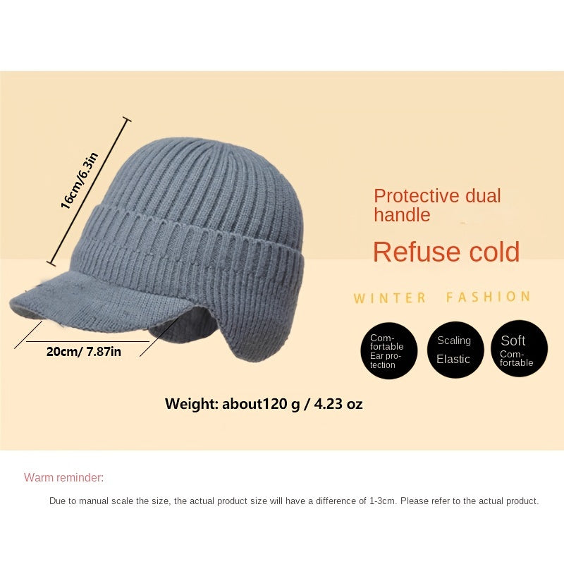 Winter Men Plus Teddy Line Hat