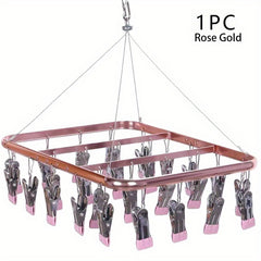 Aluminum Drying Rack Sock Rack Anti-slip Clip Hanger