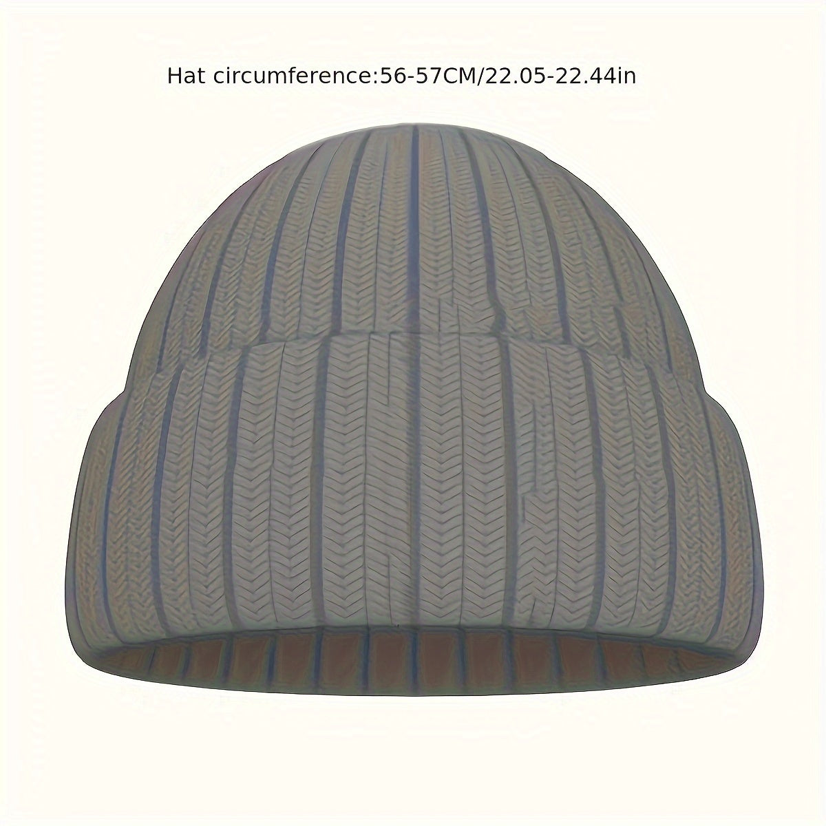 Y2K DAVE Embroidered Knitted Hat Ear Protection Warm Beanie