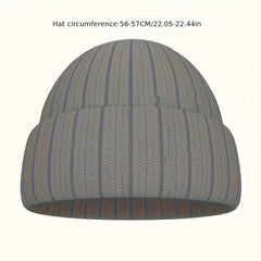 Y2K Gothic I'M NOT WEIRD Knitted Beanie Hat for Outdoor Activities