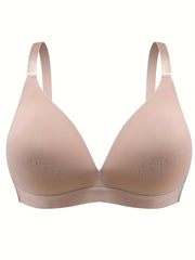 3 Pack Plus Size Bra Set Full Cover Comfort T shirt Bralette 3pcs Set