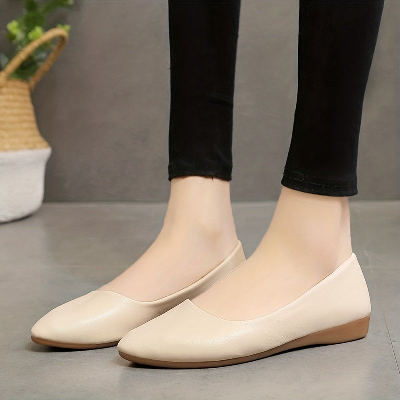 Women's Pointed Toe Flats Soft Sole Slip On Anti slip Shoes