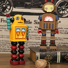 American Retro Robot Model Ornaments Home Living Room TV Cabinet Decor