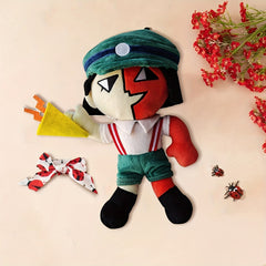 Anime Inspired Patchwork Plush Dolls Soft Stuffed Animals