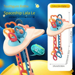 Silicone Baby Spaceship Toys - Fun Sound for Kids