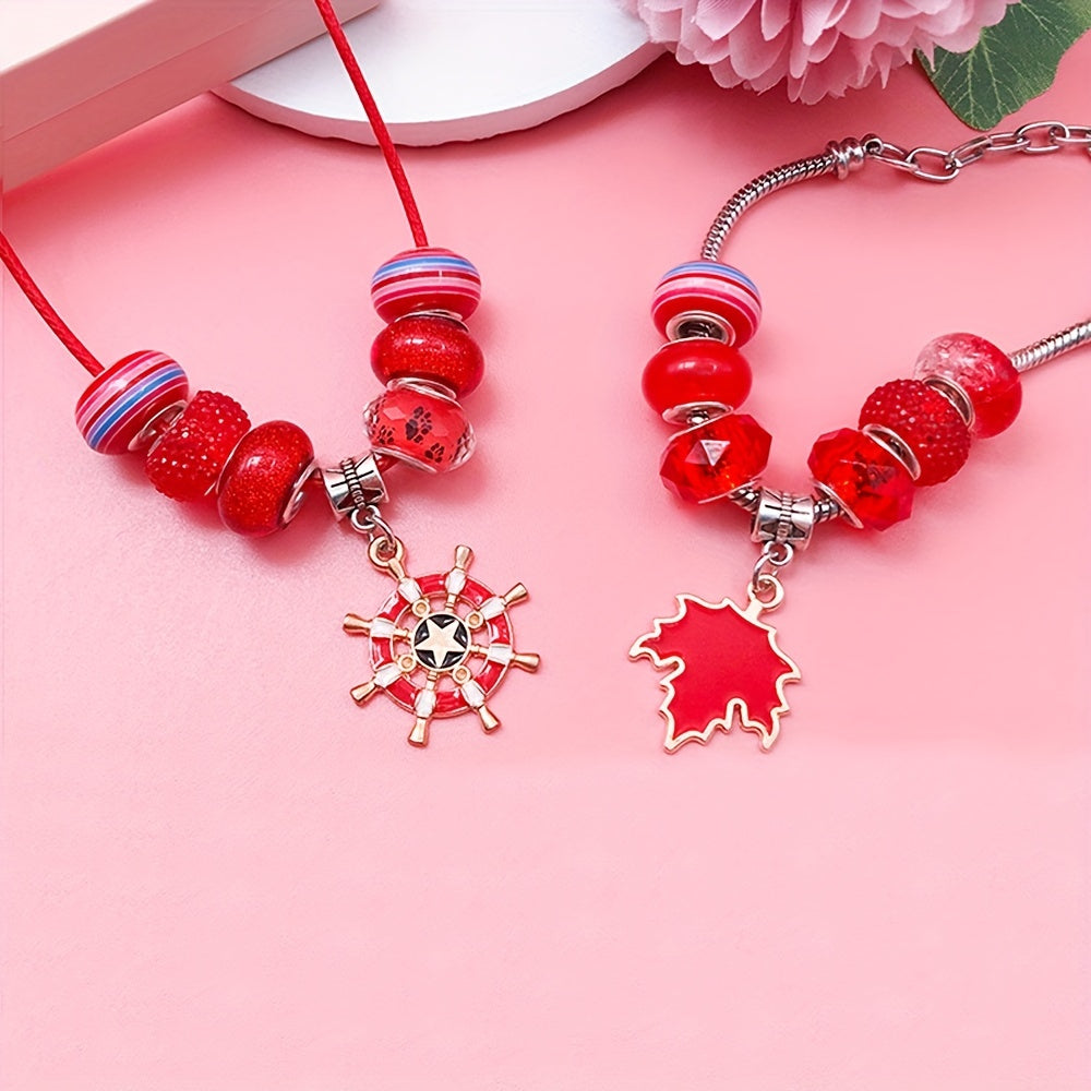 DIY Bracelet & Necklace Making Kit for Women & Girls