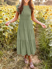 Layered Casual Summer Dress Women's Clothing