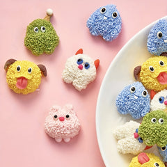 20pcs Animal Puppy Monster Thumb Tacks Cartoon Push Pins for Decor