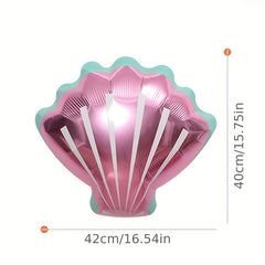3pcs 18inch Underwater World Shell Balloons Seashell Aluminum Film Balloons