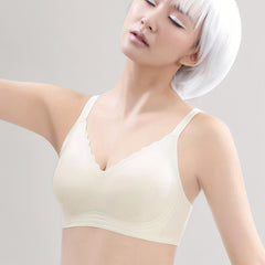 Seamless Wireless Push Up Bra Breathable Comfy Lingerie Underwear