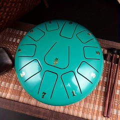 8 inch 11 tone Tongue Drum Percussion Instrument Sound Crisp Pleasant