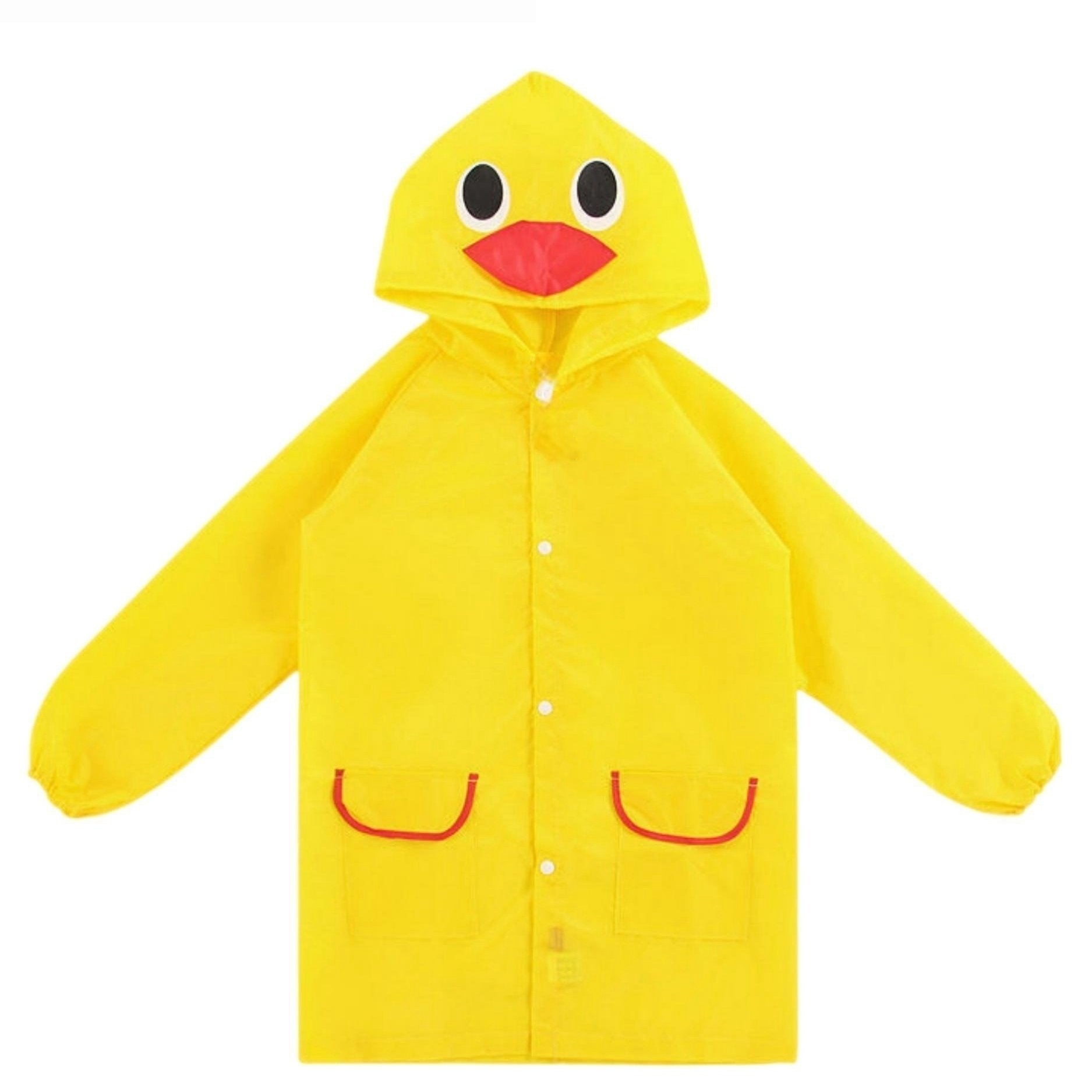 Kids Cartoon Animal Raincoat Waterproof 90-130cm