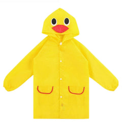 Kids Cartoon Animal Raincoat Waterproof 90-130cm