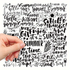 42pcs Graffiti Stickers Waterproof DIY Handbook Sticker Pack