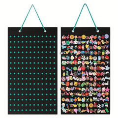 Shoe Charms Organizer - 180 Holes Hanging Display Stand