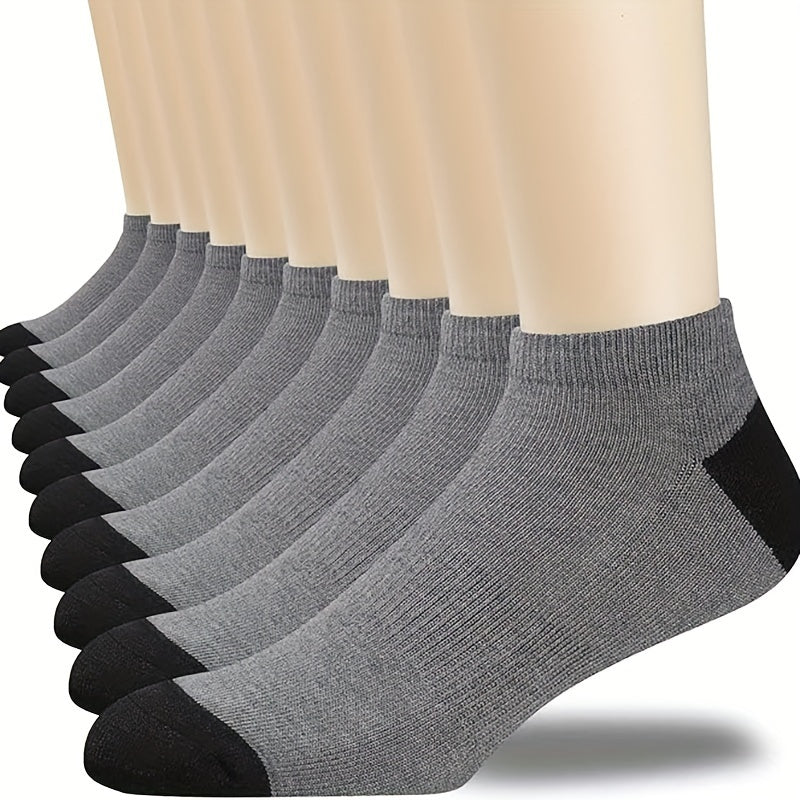 Men's Sport Ankle Socks Sweat-absorbing Breathable for Basketball