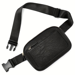 PU Leather Crossbody Bag for Outdoor Sports and Fitness