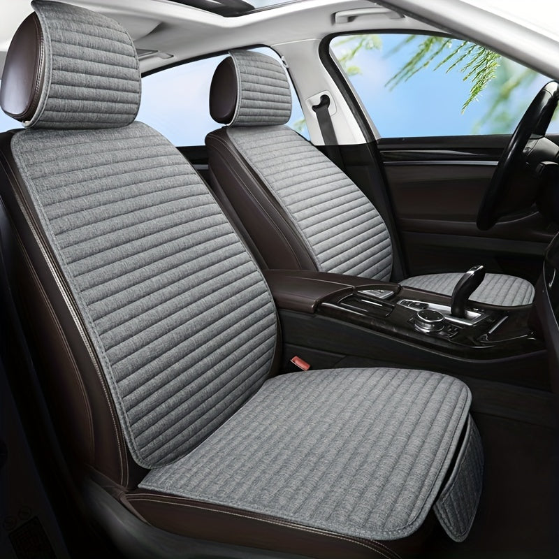 Auto Seat Cover Protector Backrest Front Rear Seat Back Waist Washable Cushion