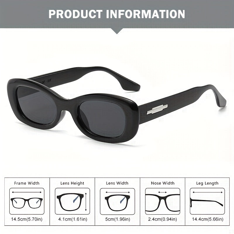 Men's Oval Frame Sunglasses Hip hop Style