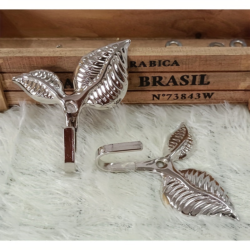 2pcs Metal Curtain Holdbacks Wall Tieback Hangers Home Decor