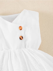 Infant Baby A Line Casual Hollow Vest Princess Dress