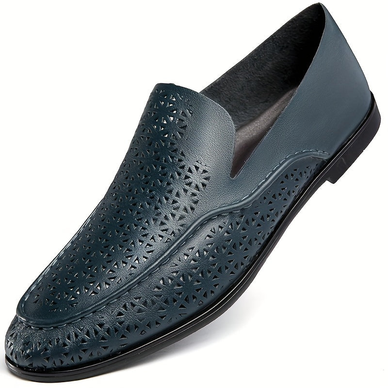 Men's Comfy Loafer Shoes Slip On with Ventilation Holes