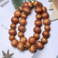 Natural Wooden Beads Rustic Wood Beads DIY Crafts Jewelry Making Supplies