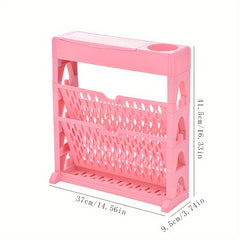 Desktop Storage Rack for Office Desk Stationery Organizer