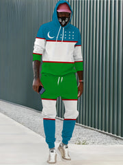 Men's Hoodie & Sweatpants Set for Autumn Winter