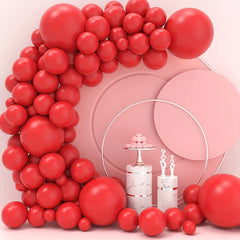50pcs Matte Red Latex Balloons 12 7 Cm for Party Decorations