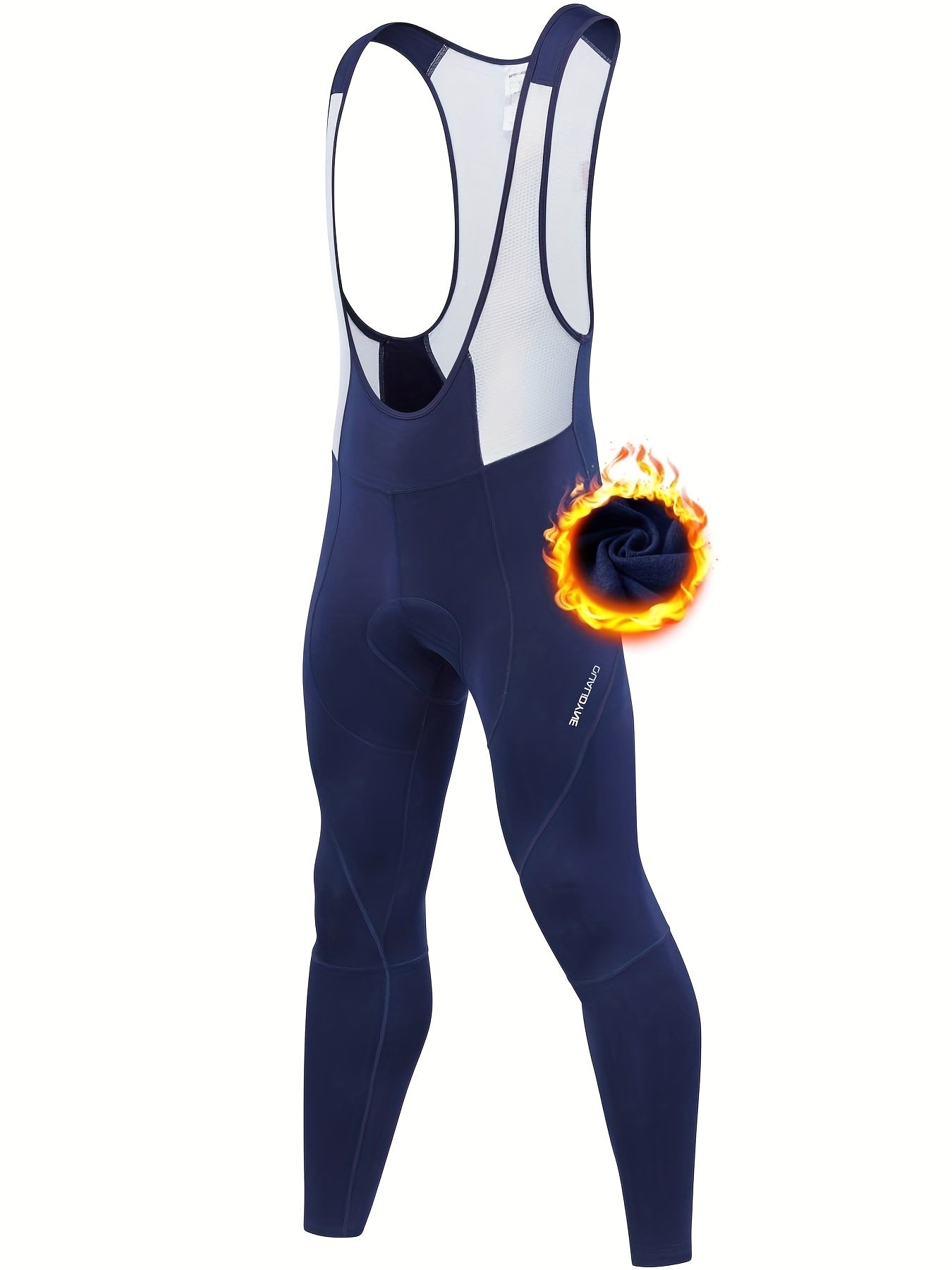 Men's Cycling Bib Pants 3D Padded Moisture Wicking Leggings