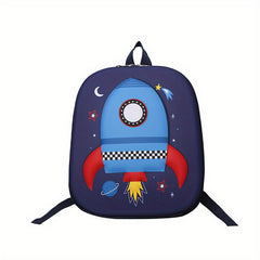Dinosaur Rocket Cat Backpack Large Capacity Schoolbag