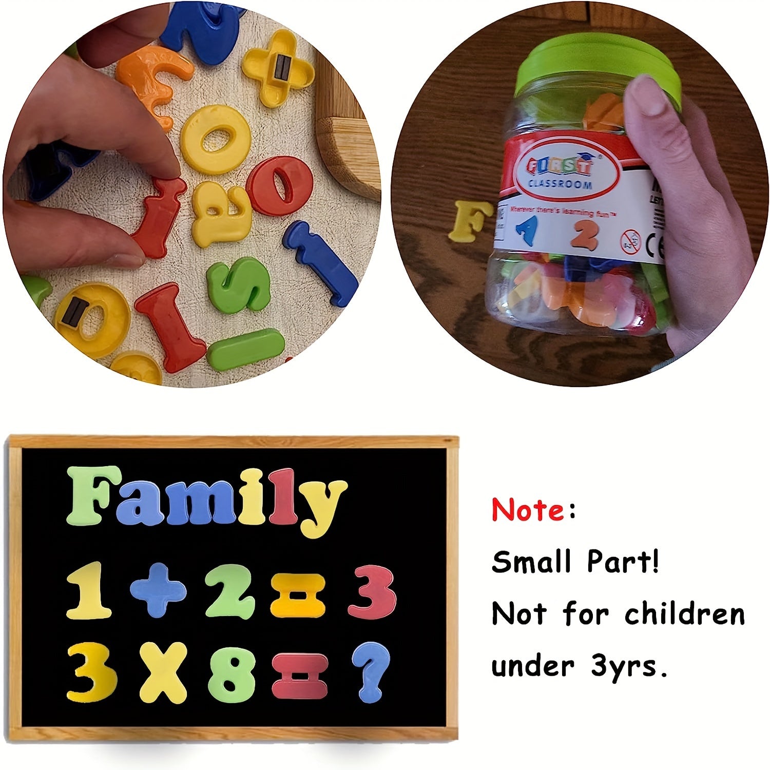 Educational Magnetic Letters And Numbers Set Colorful Alphabet Fridge Magnets