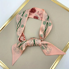 Daisy Ribbon Scarf Girl Wrap Bag Hair Band Neck Scarf